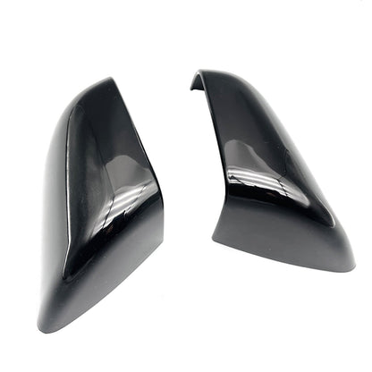 2X Left And Right Rear View Side Mirror Cover Skull Cap Black for Tesla Model y