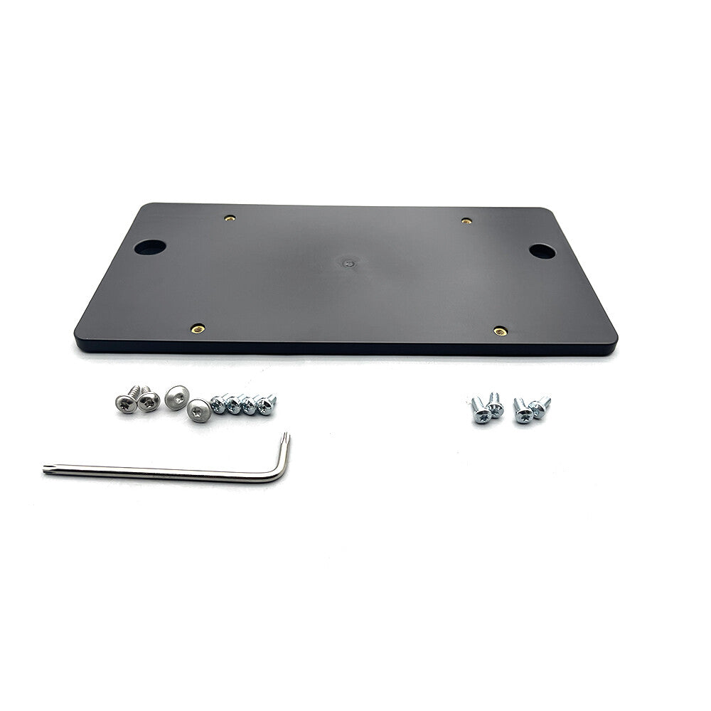 4G58271139B9 Rear License Plate Tag Holder Mount Bracket For Audi A6 S6 12-24