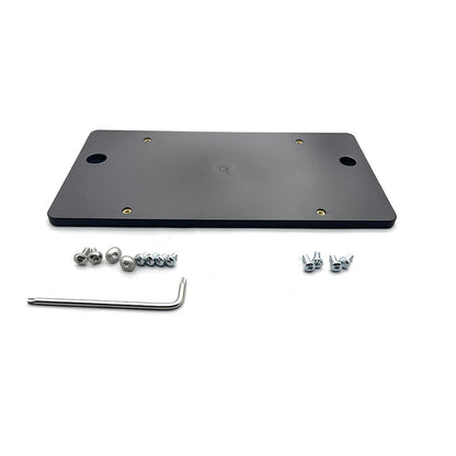 4G58271139B9 Rear License Plate Tag Holder Mount Bracket For Audi A6 S6 12-24