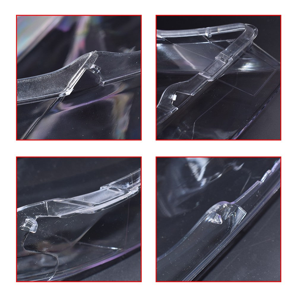 Front Pair Headlight Lens Cover For Audi Q7 2006-2015 Waterproof 4L0941029