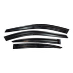 Window Visor Vent Rain Shades Guards Deflectors For 04-08 Acura TL Sedan Black