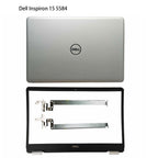 New For Dell Inspiron 15 5584 Top Back Cover 0GYCJR Silver & Front Bezel Hinges