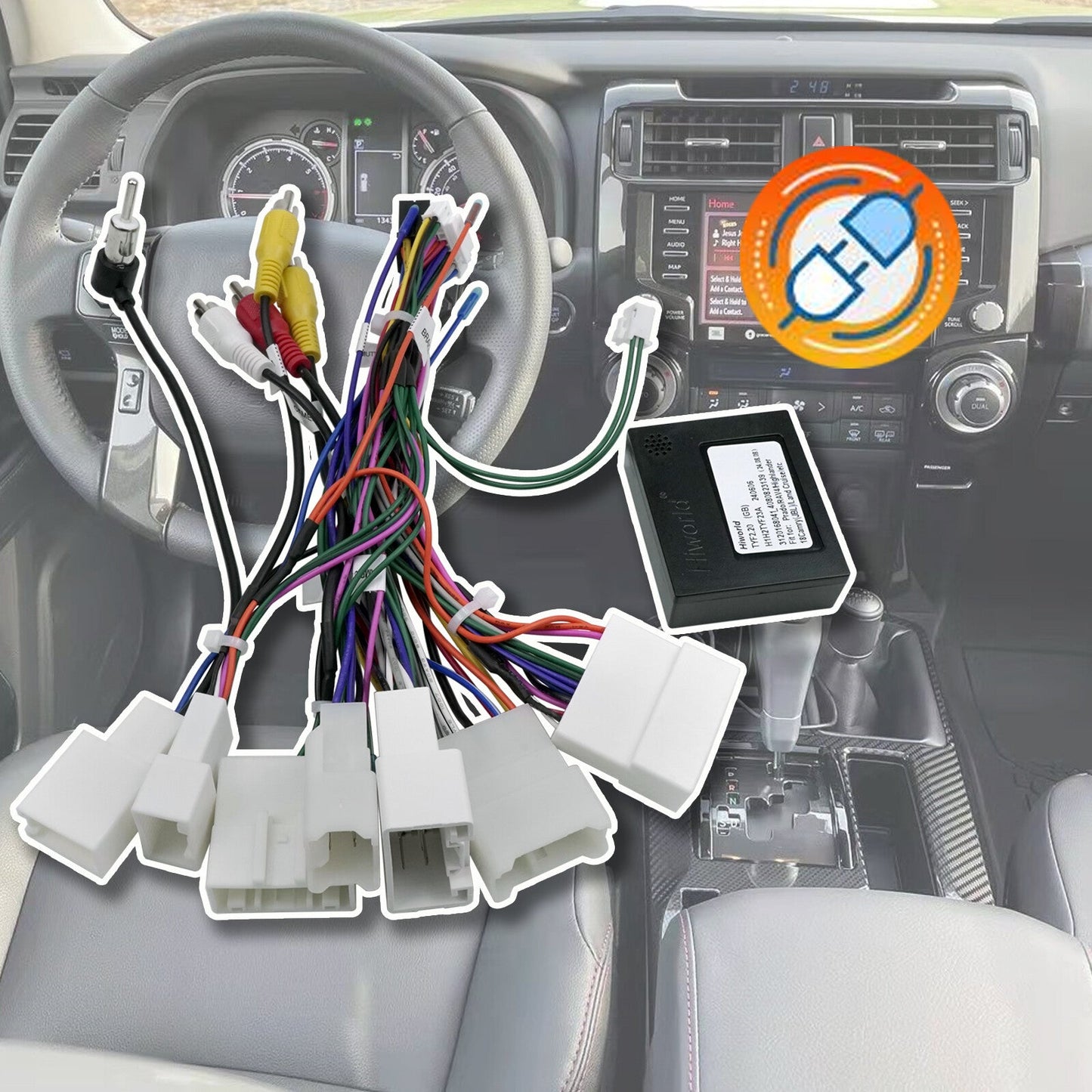Radio Wiring Harness Connector- Stereo Harness Adapter For Toyota 4Runner Camry
