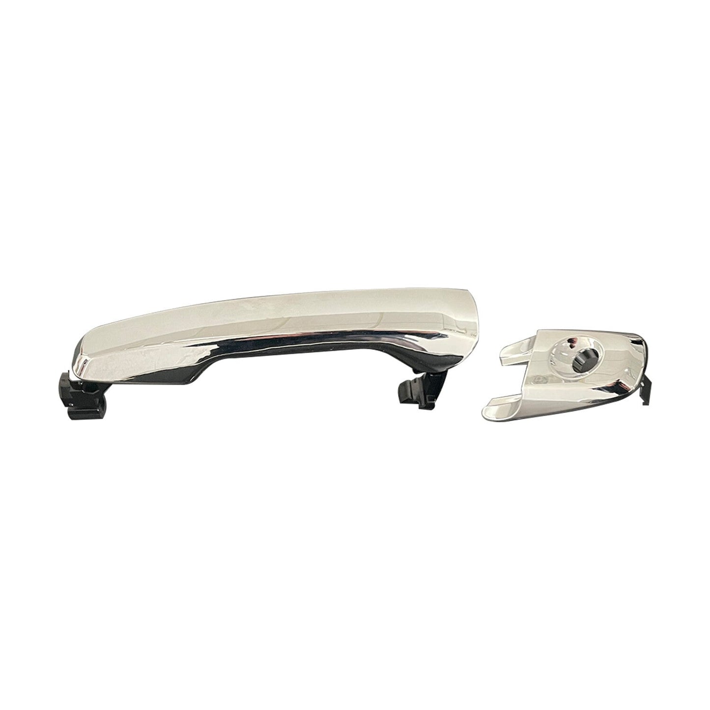 Front Left Exterior Door Handle For 2011-2017 Ford Explorer Chrome with Key Hole