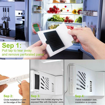 4Pcs Fridge Filter For Frigidaire PAULTRA Pure Air Ultra Electrolux EAFCBF New