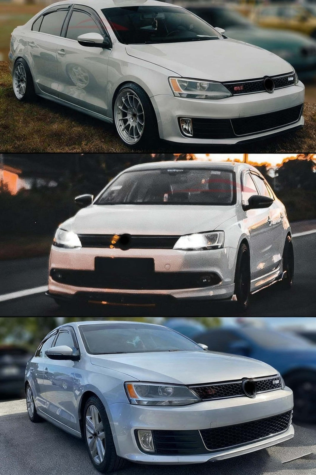 For Volkswagen VW Jetta 2011-2018 Side Window Vent Visor Rain Deflector Guard
