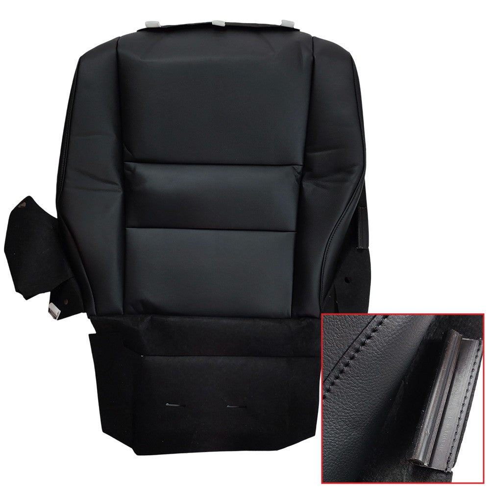 Fit For 2007 2008 2009 - 2011 Honda CR-V DRIVER Bottom Leather Seat Cover Black