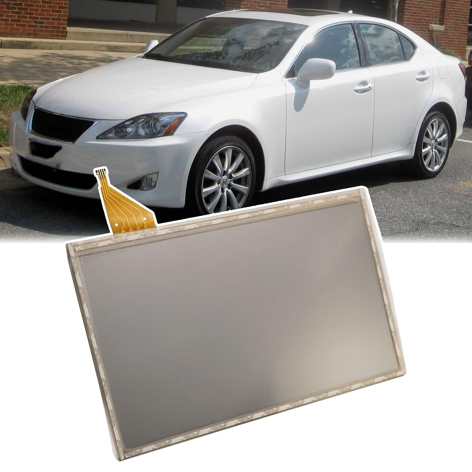 7 Inch Navigation Touch Screen Glass Digitizer for 2006-2009 Lexus IS250 IS300