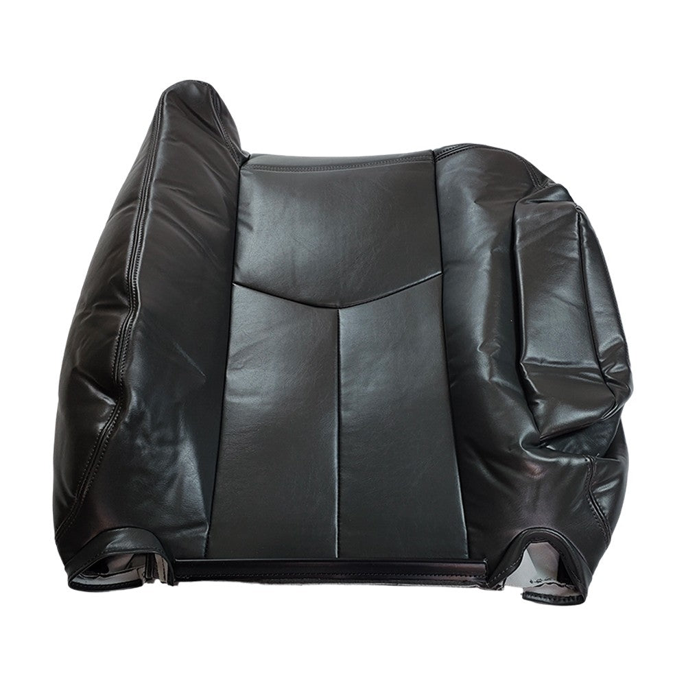 For 2004 2005 2006 Chevy Tahoe Silverado 1500 Front Leather Seat Covers Black