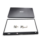 New LCD Back Cover+Bezel+Hinges For ASUS VivoBook X512 X512U V5000F Top Gray US