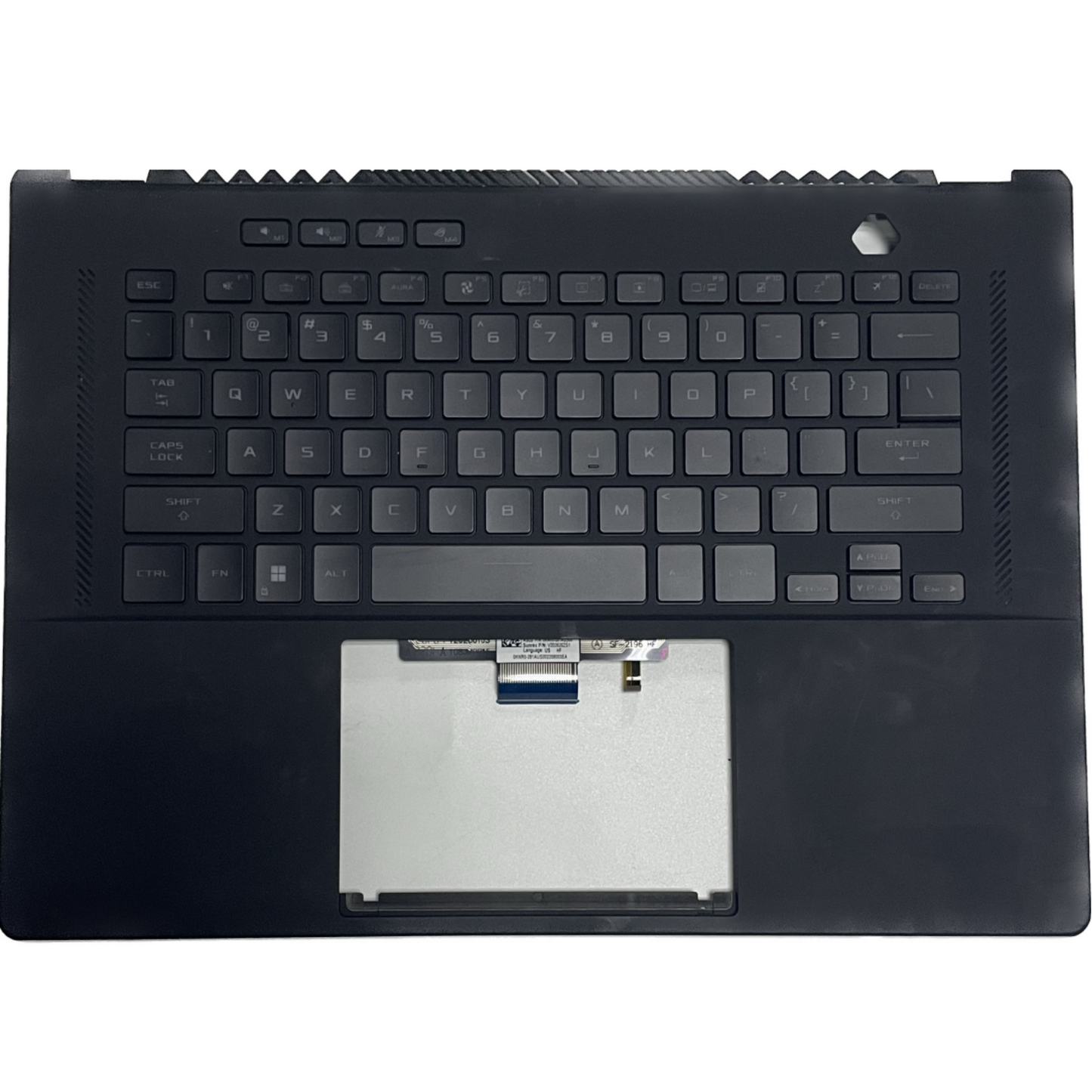 Black Palmrest Colorful Backlit US Keyboard For ASUS ROG Zephyrus GA503Q GU603