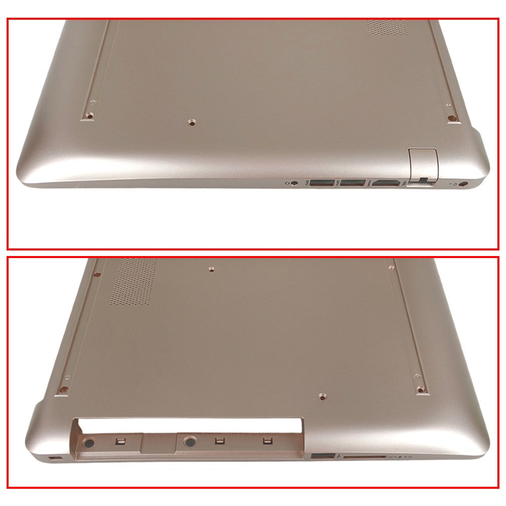 For HP 17-BY 17T-BY 17CA 17Z-CA Rose Gold Bottom Base Case Cover L22509-001