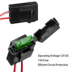 For Honda Civic CRV H11 Fog Light Lamp Wiring Harness Switch 12V 40A