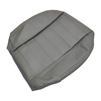 Driver Side Bottom Leather Seat Cover Gray For Hummer H2 2003 2004 2005 - 2007