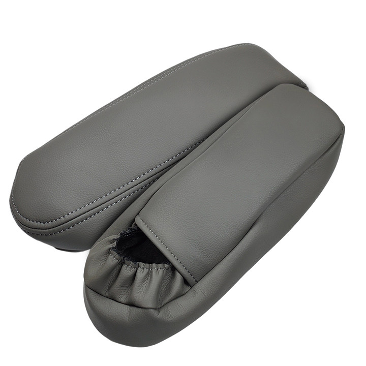 For 2002-2007 Ford F250 F350 Super Duty Lariat Leather Seat Armrest Cover 2Pcs