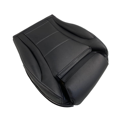 Driver Side Bottom Leather Seat Cover Black For 2015-2021 Mercedes Benz C300