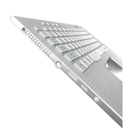 For Asus GA401Q GA401 GA401I GA401U 14in Palmrest Cover Backlit Keyboard Silver