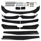 Front Bumper Lip Spoiler Splitter Body Kit Blk For HONDA ACCORD Coupe Sedan Car