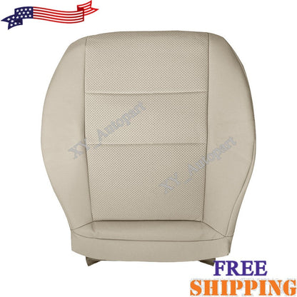 For 2008-2014 Mercedes Benz C250 C300 C350 Driver Bottom Leather Seat Cover Tan