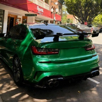 Gloss Black Rear Diffuser For BMW 330e xDrive 2022	Base Sedan 4-Door L4 2.0L