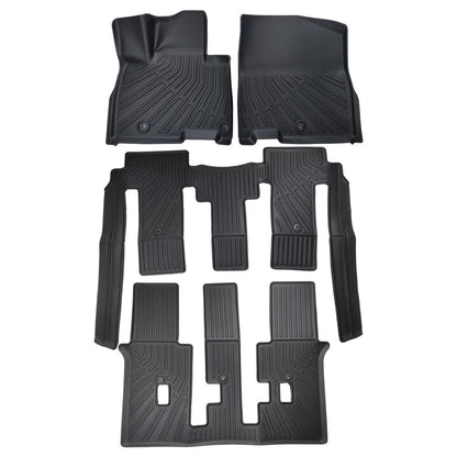3 Row Floor Mat for 2022-2025 Kia Carnival MPV 8 Seats Models TPE Liner