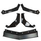 For Corvette C8 Z51 STG 2020-2024 Gloss Black Front Bumper Lip Splitter