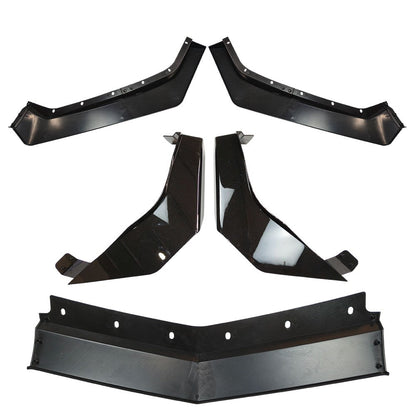 For Corvette C8 Z51 STG 2020-2024 Gloss Black Front Bumper Lip Splitter