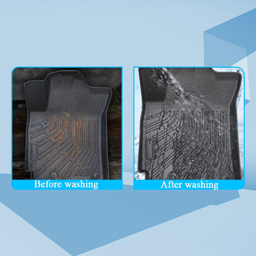 Car Floor Mats Liner All-Weather For 2010-2014 Ford F-150 F150 SuperCrew Cab TPE