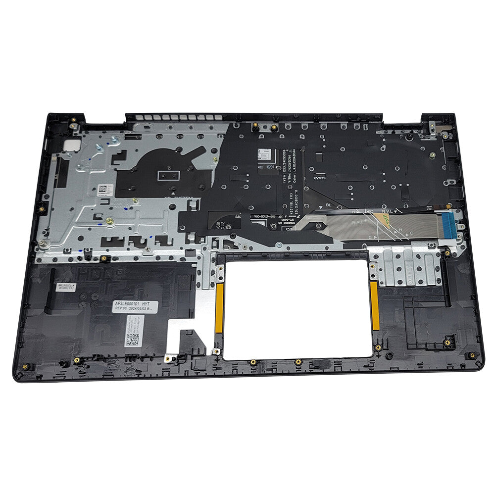 New For Dell Inspiron 15 3510 3511 Palmrest Backlit Keyboard 054WVM Black 15.6"