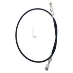 36" Stainless Steel Black Throttle Cable for LS1 Chevy 4.8 5.3 5.7 6.0 Engine LS