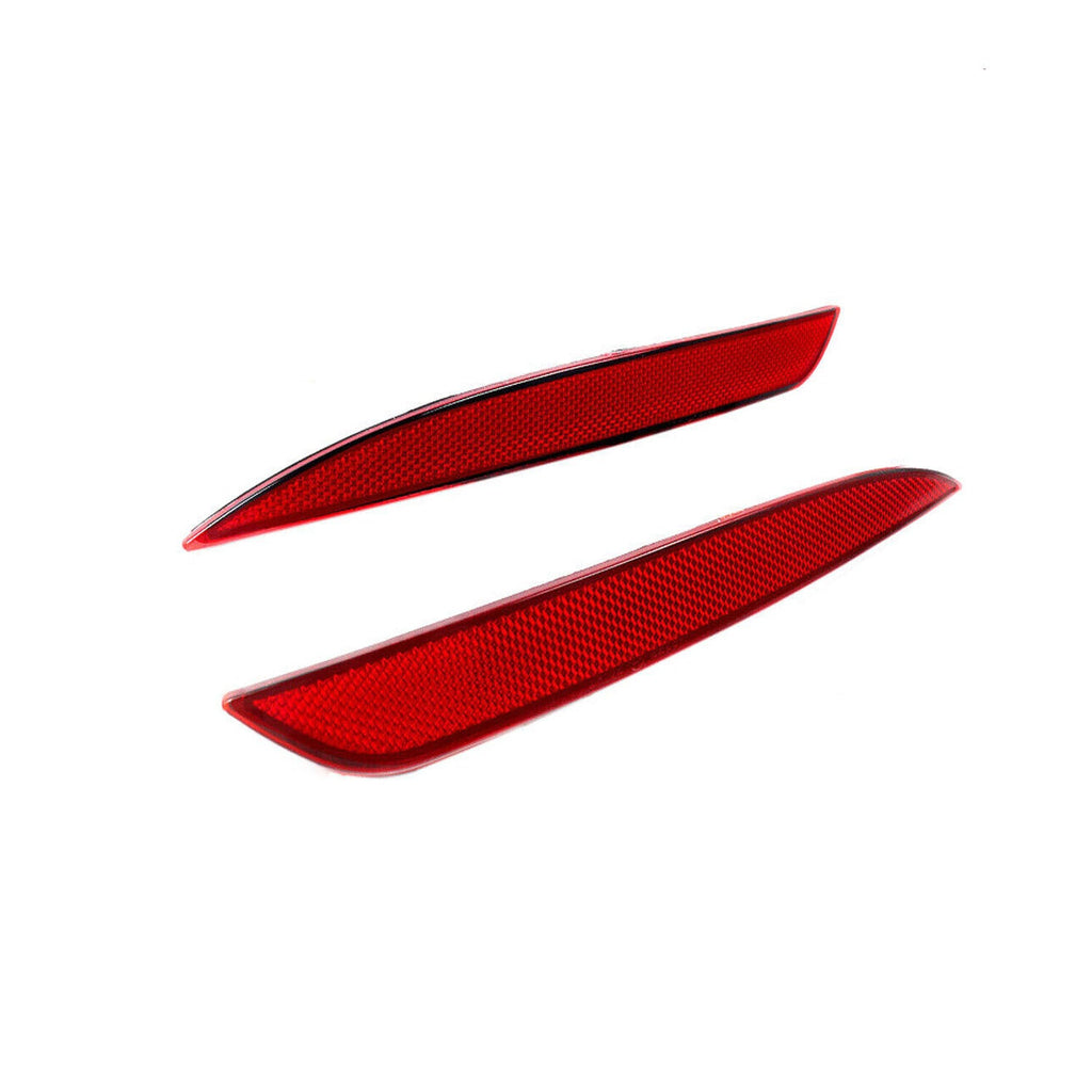 Tail Rear Bumper Reflector Red Pair LH RH For Tesla Model Y 2022 2021 2020