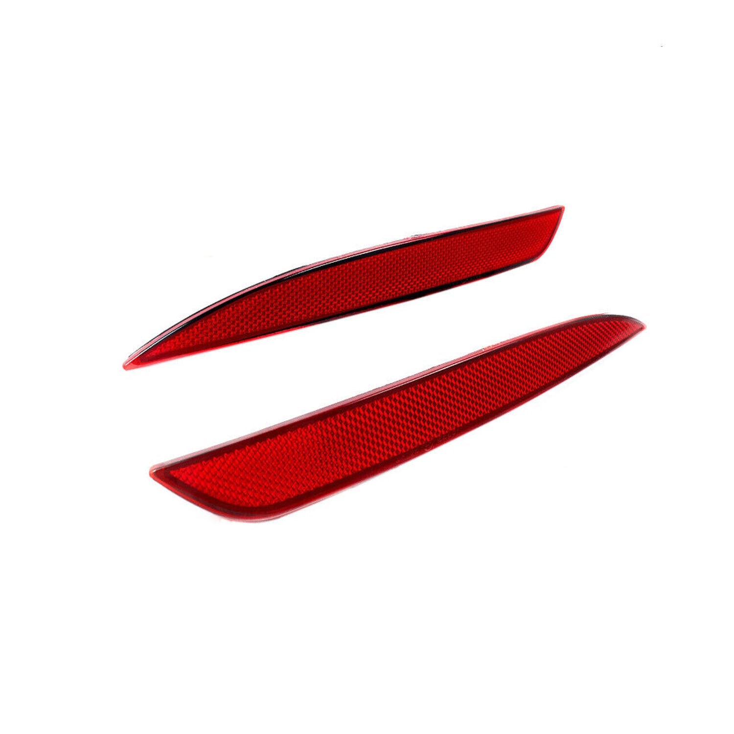 Tail Rear Bumper Reflector Red Pair LH RH For Tesla Model Y 2022 2021 2020