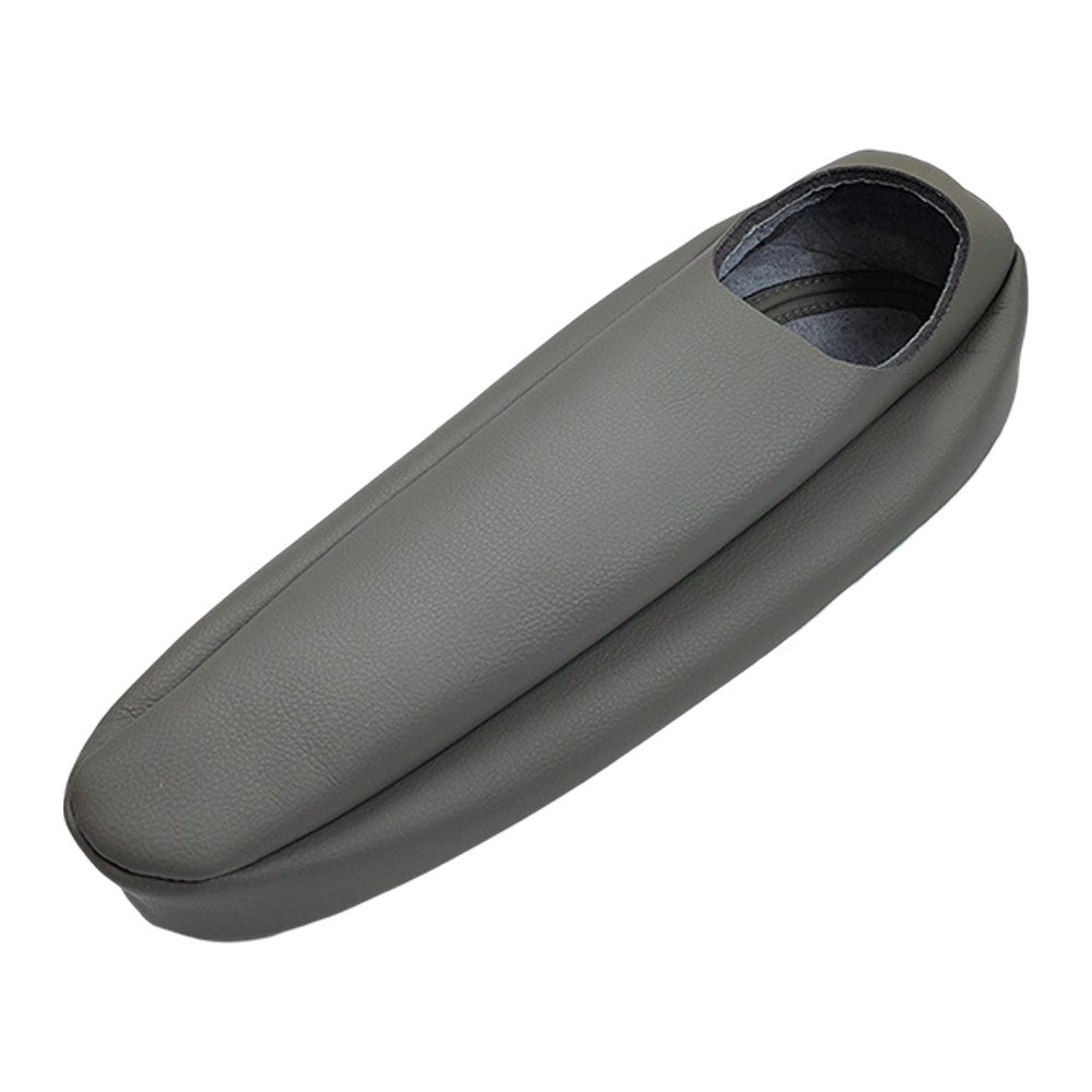 For 2003 - 2006 2007 Classic GMC Sierra Yukon Armrest Leather Cover Gray
