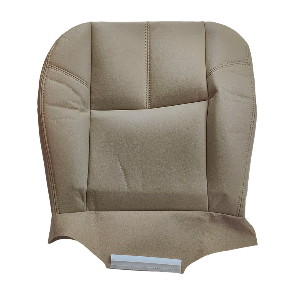 For 2007 2008 - 2012 Chevy Silverado Driver Bottom Leather Seat Cover Tan