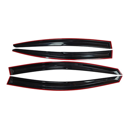 3D WAVY M STYLE WINDOW VISOR RAIN GUARD VENT FOR 2014-2018 KIA FORTE K3 SEDAN