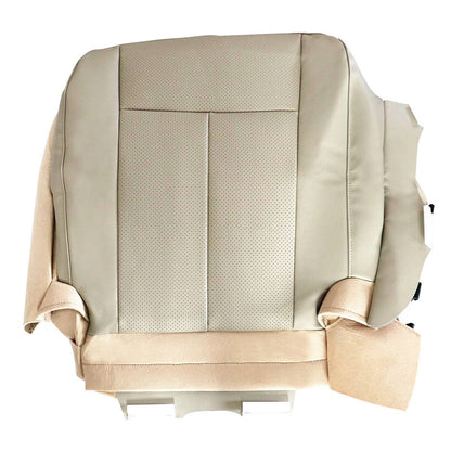 Leather Bottom Seat Cover Tan For 2007-14 Ford Expedition Driver & Passenger New