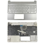 For HP 15-DY 15-EF 15-dy1032wm 15-ef0023dx Palmrest M17184-001 L63578-001 Silver
