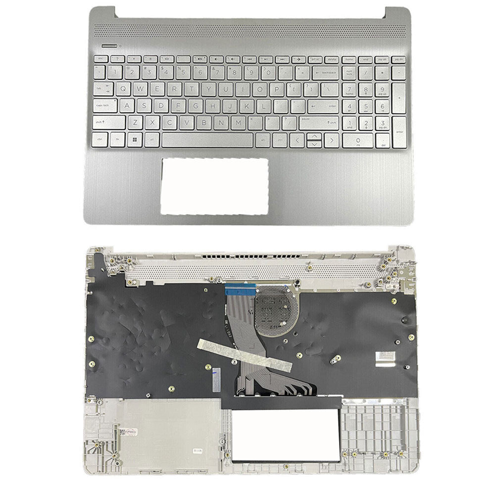 For HP 15-DY 15-EF 15-dy1032wm 15-ef0023dx Palmrest M17184-001 L63578-001 Silver