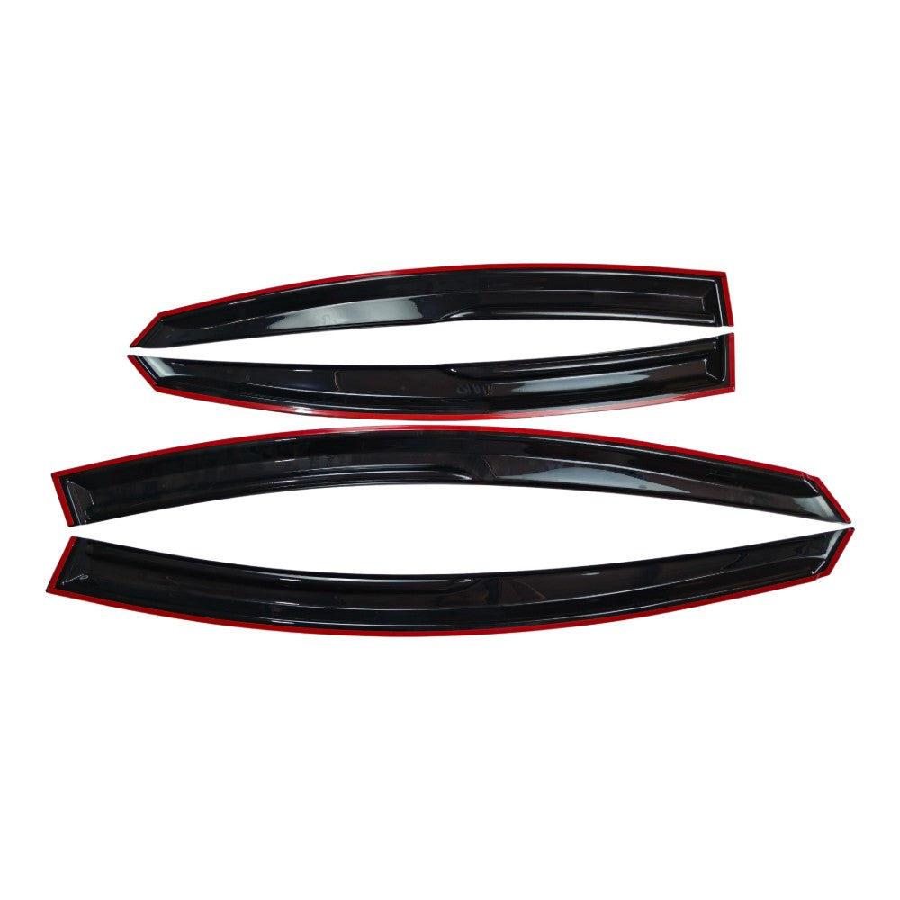 New M Style Window Visors Rain Guards Deflector For 2011-2014 Hyundai Sonata