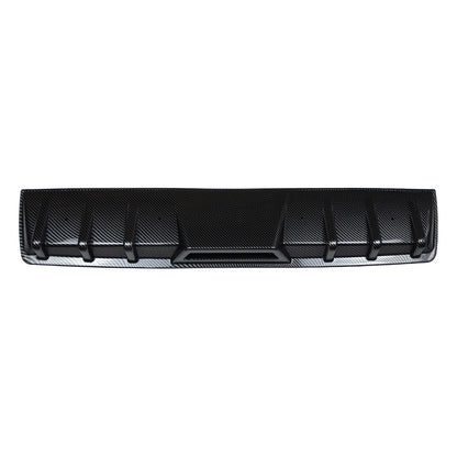 For VW Golf GTI MK6 MK7 Carbon Fiber Rear Bumper Diffuser LED Brake Light