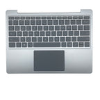 Silver Palmrest Touchpad Backlit Keyboard For Microsoft Surface Go 1943 12.4" US