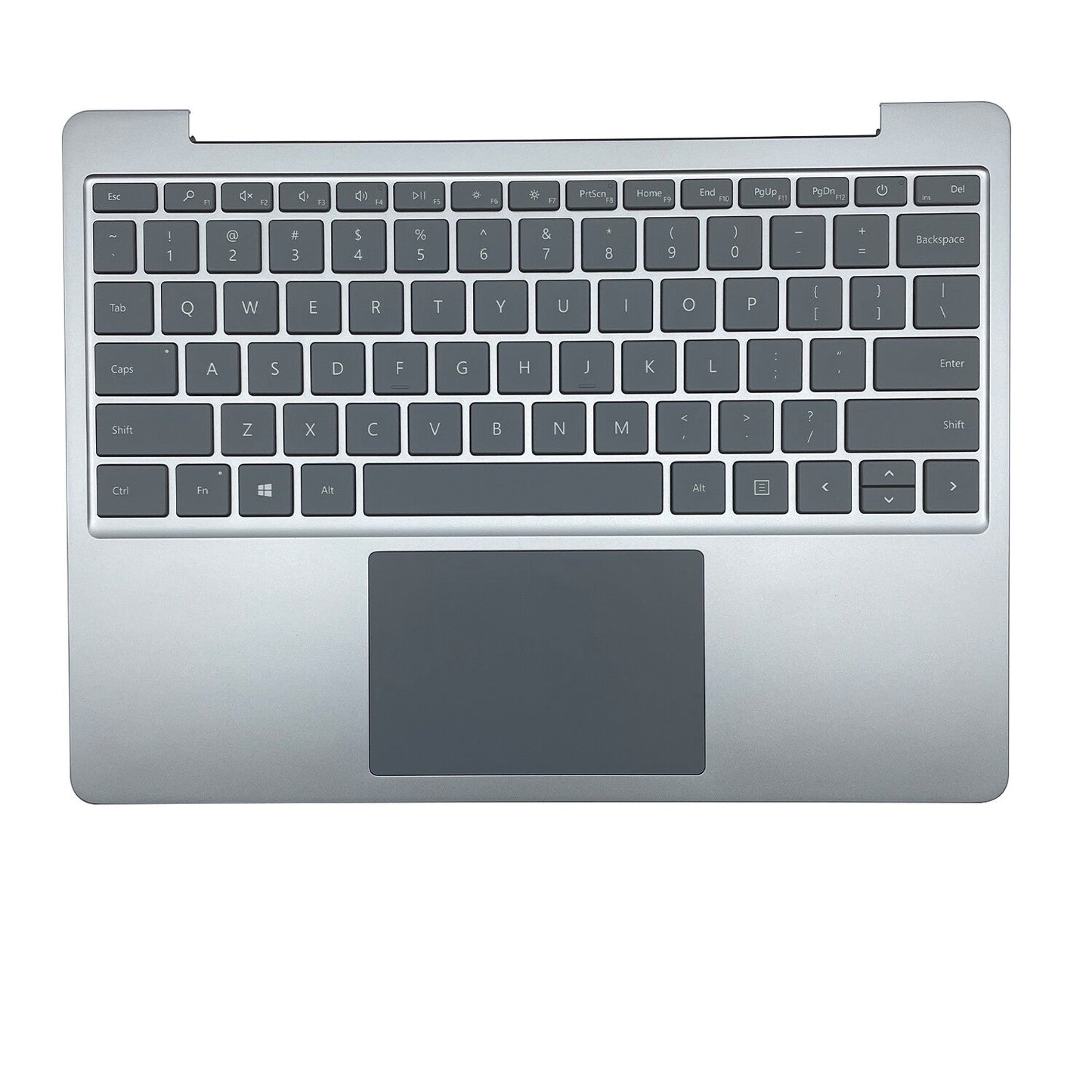 Silver Palmrest Touchpad Backlit Keyboard For Microsoft Surface Go 1943 12.4" US