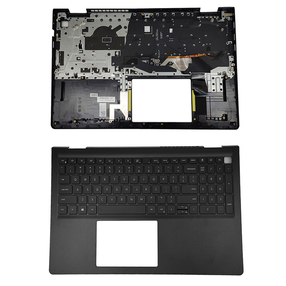 Palmrest Backlit Keyboard For Dell Vostro 3510 3515 3520 3525 088YX6 N184 Black