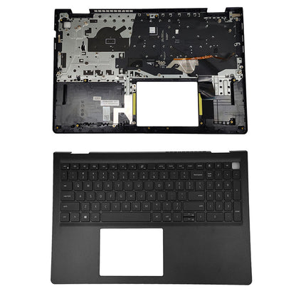 Palmrest Backlit Keyboard For Dell Vostro 3510 3515 3520 3525 088YX6 N184 Black