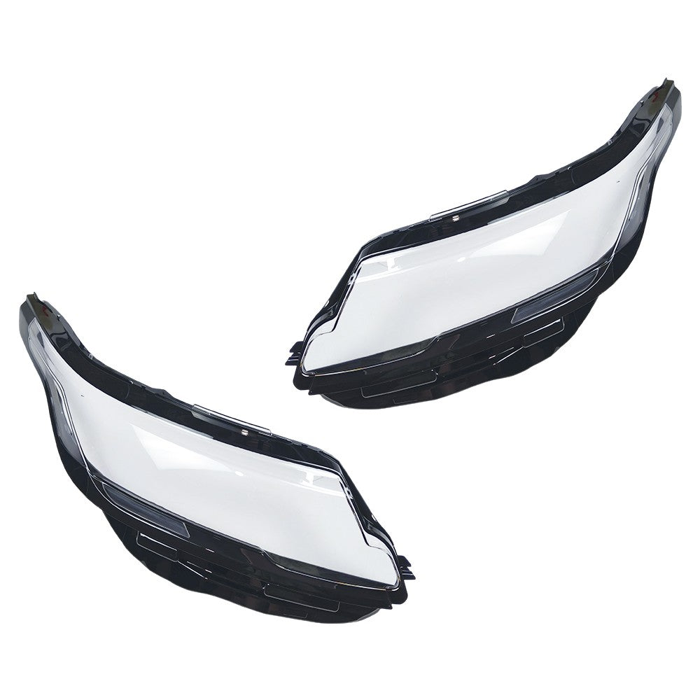 Left & Right Headlight Clear Lens Cover For 2017-2024 Range Rover Velar