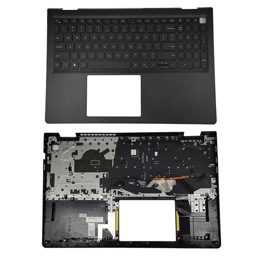 Palmrest Backlit Keyboard For Dell Vostro 3510 3515 3520 3525 088YX6 N184 Black