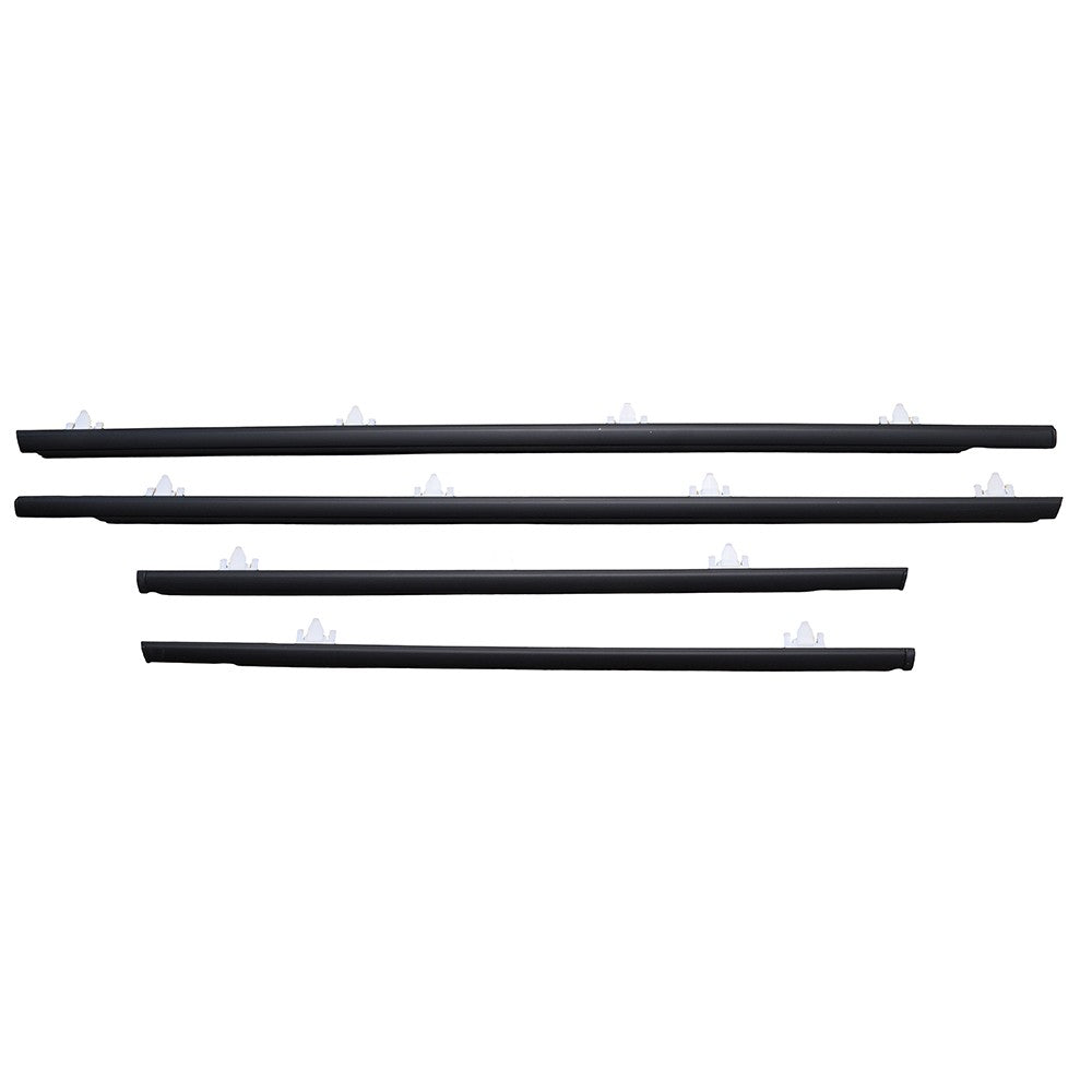 Front Rear Door Belt Glass Weatherstrip Seal for Nissan Sunny B13 Sentra