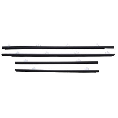 Front Rear Door Belt Glass Weatherstrip Seal for Nissan Sunny B13 Sentra