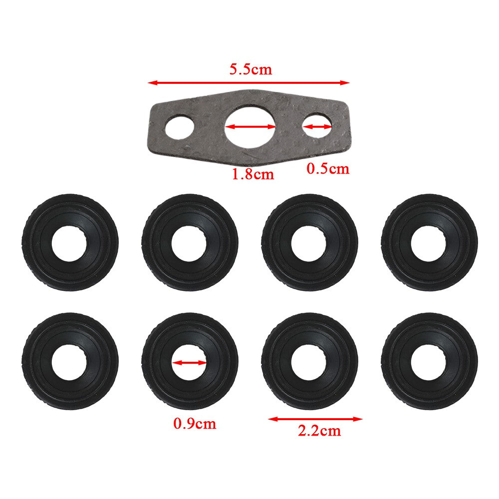 For Chevy GMC 4.8/5.3/6.0/6.2/7.0L Valve Cover Graphite Gasket Set Grommets Kit