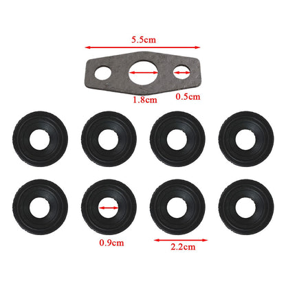 For Chevy GMC 4.8/5.3/6.0/6.2/7.0L Valve Cover Graphite Gasket Set Grommets Kit